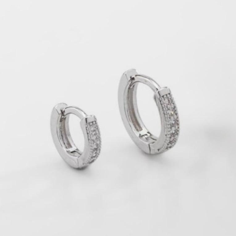 DUO DE ARGOLINHAS ZIRCÔNIAS