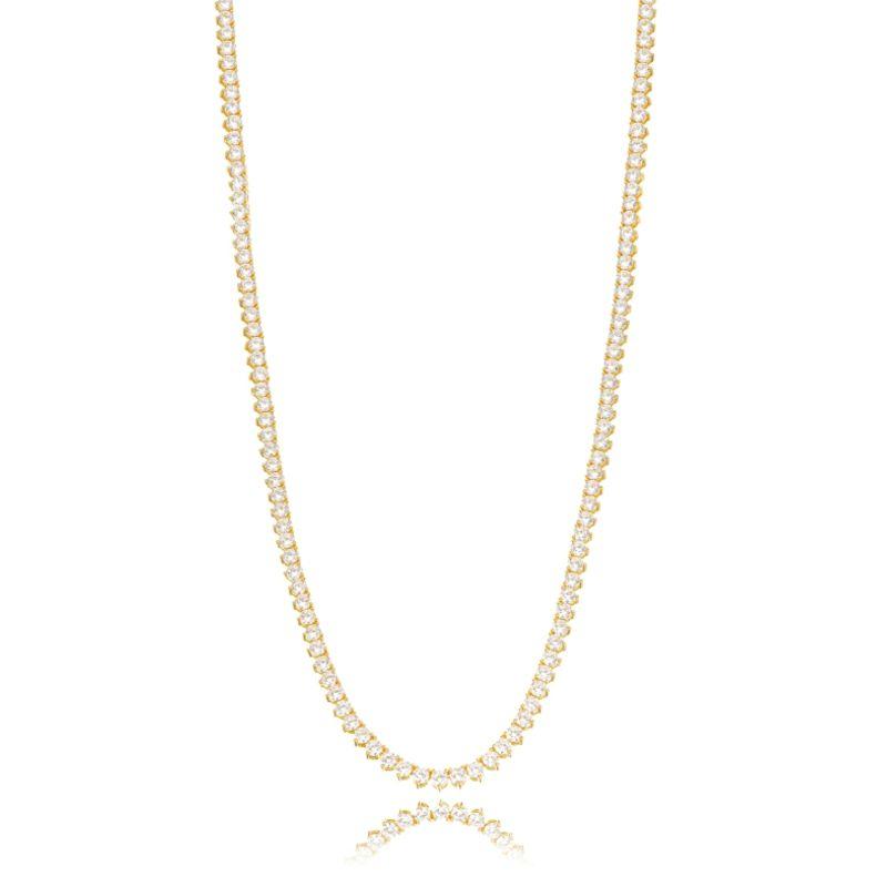 COLAR RIVIERA 3 PONTAS - 3 MM