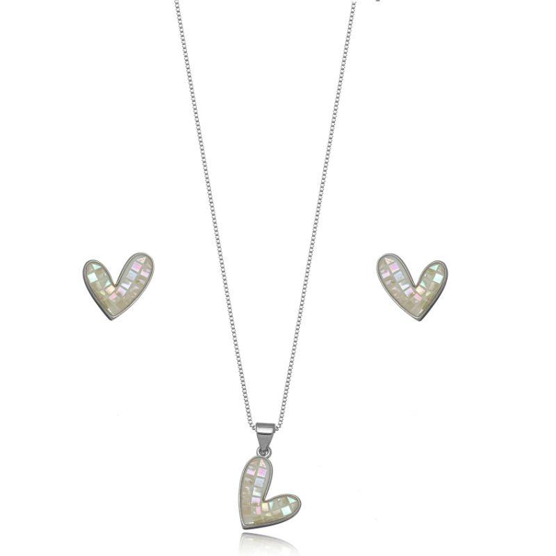 CONJUNTO CORAÇÃO MADREPÉROLA