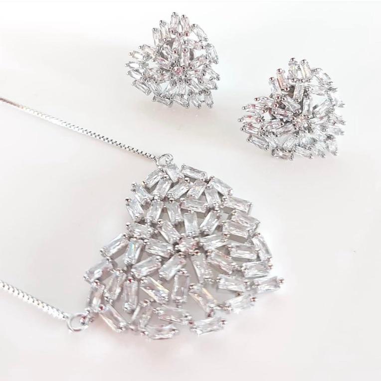 CONJUNTO CORAÇÃO ZIRCÔNIAS