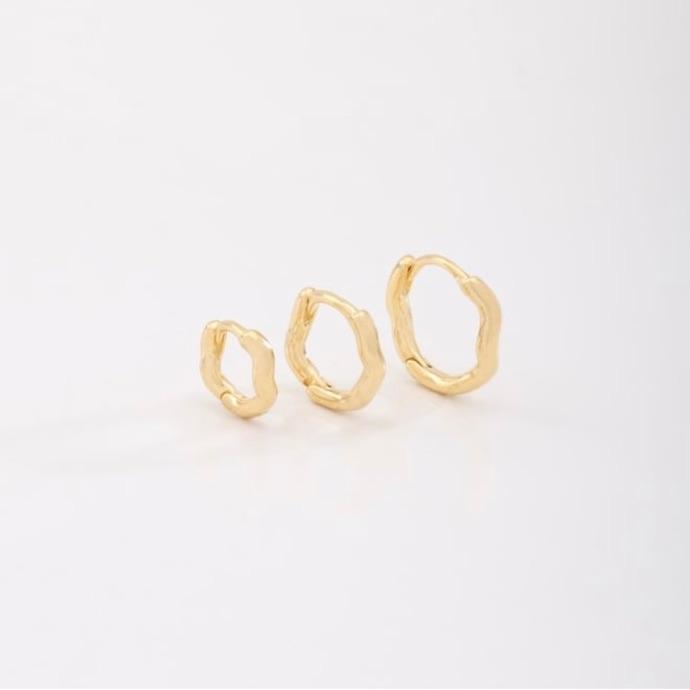 TRIO ARGOLINHAS ONDULAS LISAS