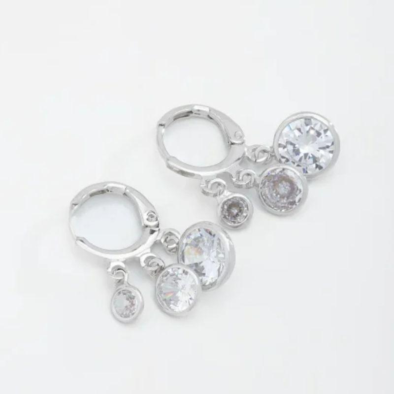 ARGOLINHA 3 CRISTAIS REDONDOS