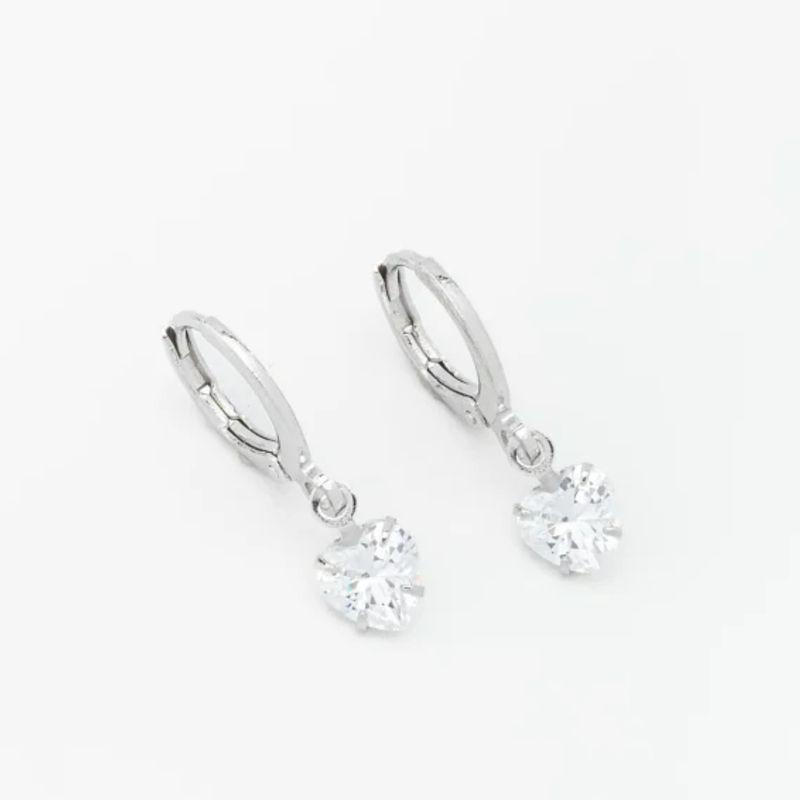 ARGOLINHA CORAÇÃO CRISTAL