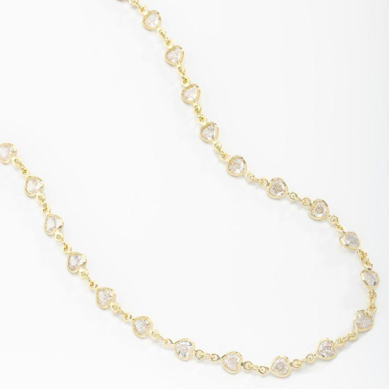 CHOKER CORAÇÕES CRISTAIS