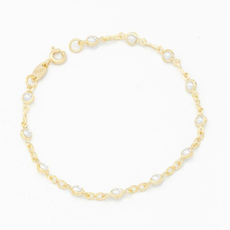 PULSEIRA INFANTIL PÉROLAS